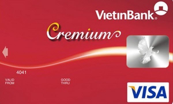 Thẻ tín dụng Vietinbank Cremium Visa chuẩn