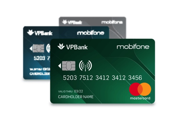Hình ảnh mẫu thẻ tín dụng MobiFone-VPBank Classic MasterCard